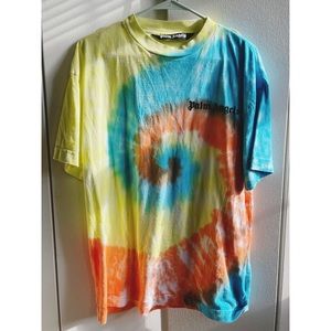 Palm Angels Tie-Dye Print Cotton T-Shirt